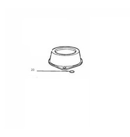 O-ring onder gasschuifdeksel