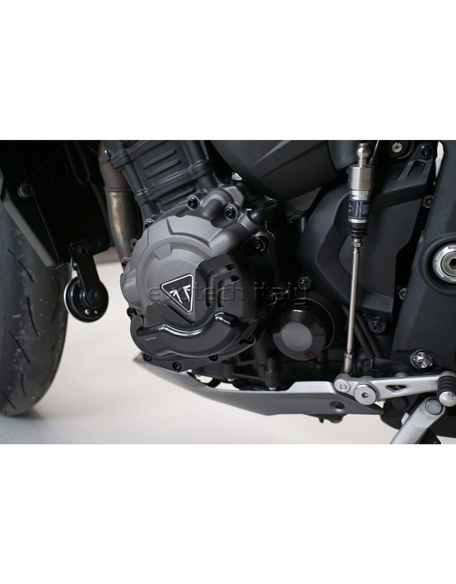 Engine Protector links Evotech zwart