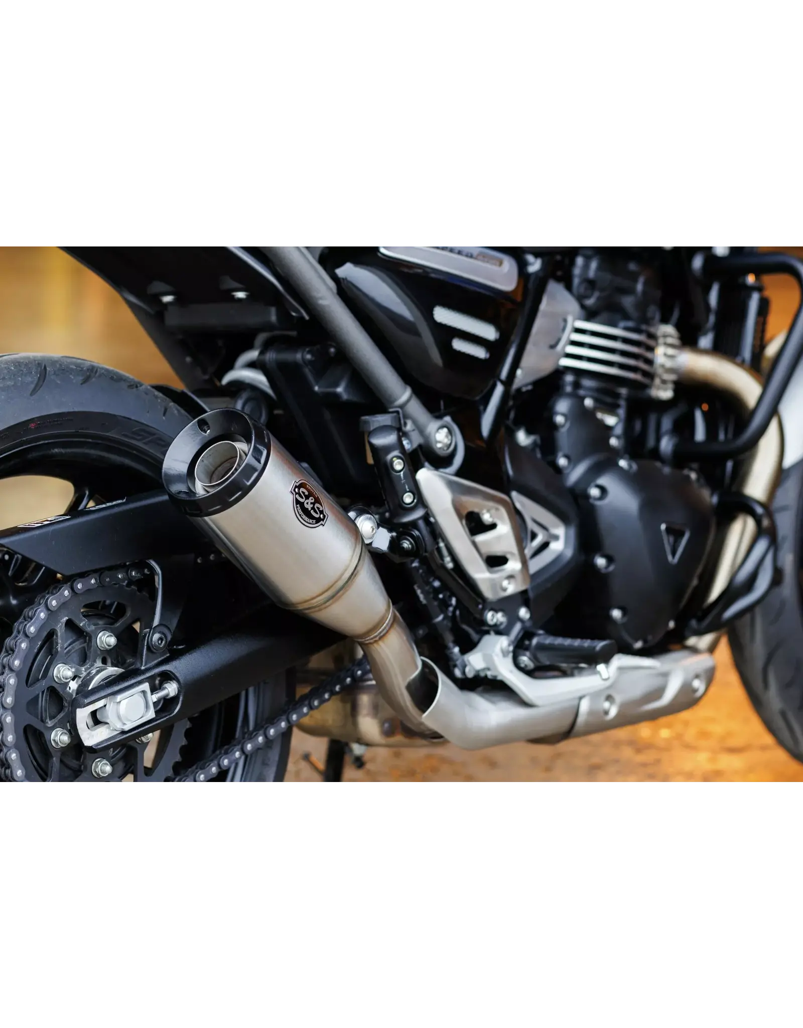 S&S Cycle Grand National Slip-on Muffler