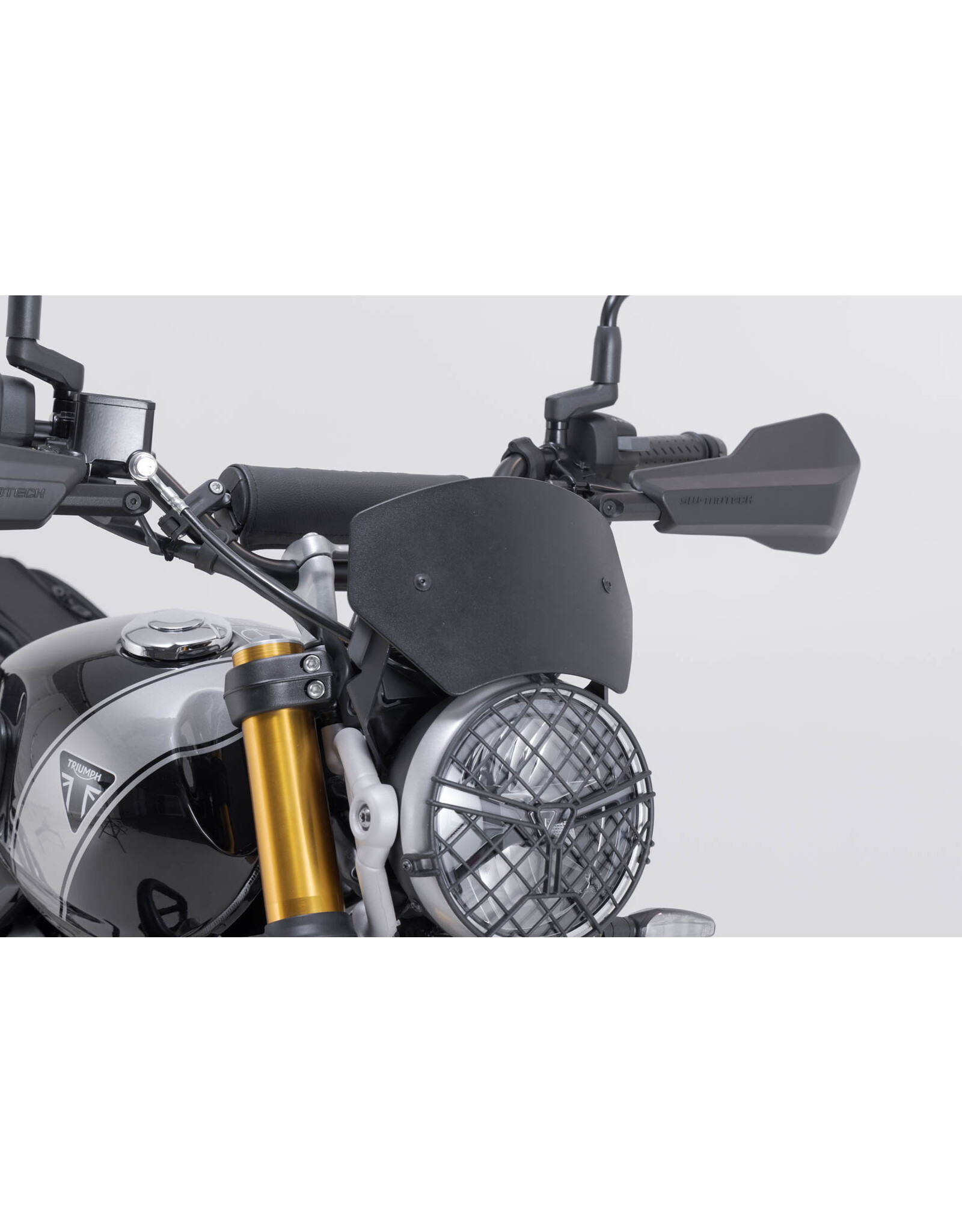 SW-motech windscherm zwart