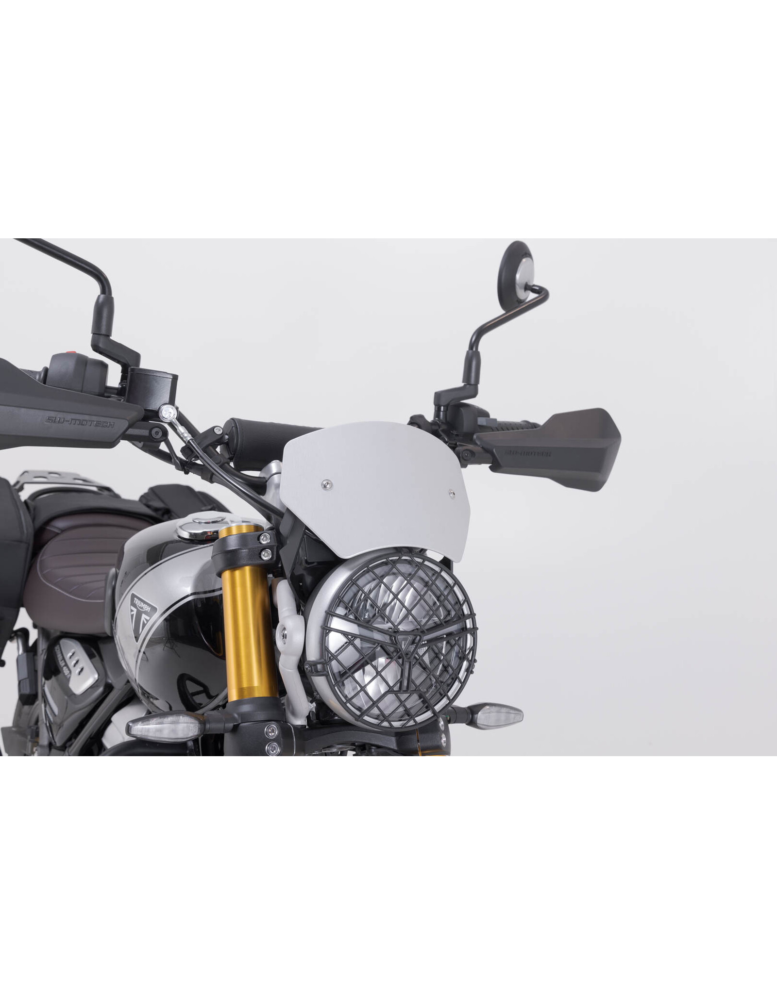 SW-motech windscherm zilver