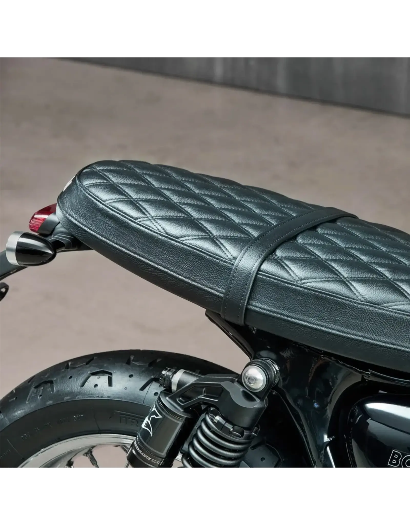 Buddyseat gewatteerd zwart