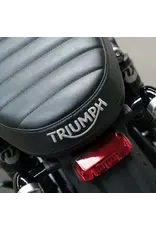 Ribbed buddyseat zwart