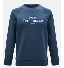 Peak Performance M Original Crew-BLUE STEEL