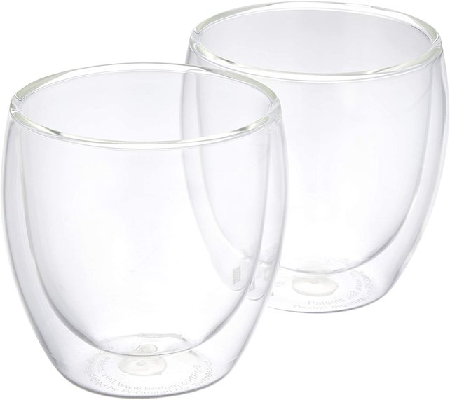 Paldinox 250cc Double Glass Hot Drink