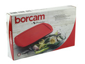 Pasabahce Borcam 59124 Auflaufform mit Deckel, Backform, Servierform, rechteckig, Glas, 40 x 25 cm