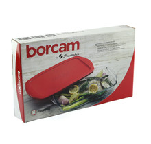 Pasabahce Borcam 59124 Casserole Dish with Lid Baking Dish Serving Dish Rectangular Glass 40 x 25cm