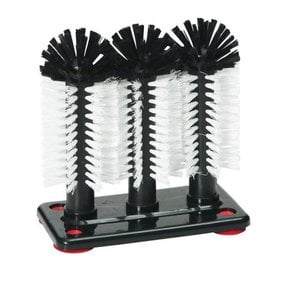 Glass Brush 3 Brushes+Full Suction Cup