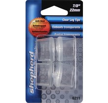 Leg Tip-Plastic--Clear-7/8"
