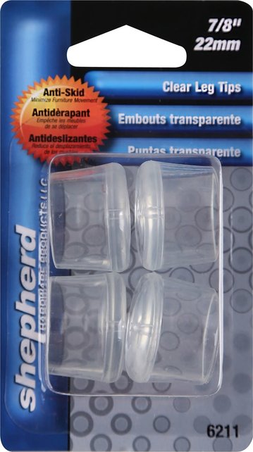 Leg Tip-Plastic--Clear-7/8"