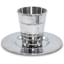 Kiddush Beker+Blad RVS #9 174ml