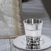 Kiddush Beker+Blad RVS #9 174ml