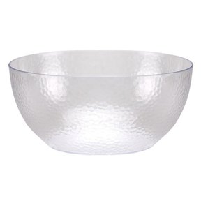 Kingzak 140  oz  Pebbled  Bowl  -  Clear