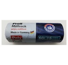 Pely 60L Noir Vuilzakken 15st.