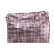 Geruite Draag-Opberg-Reistas Extra Groot  -  65 x 56 x 30cm