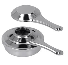 Fondue-Heizgerät – 16 cm – Edelstahl – Silber