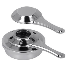 Fondue Heater - 16 cm - Stainless steel - Silver