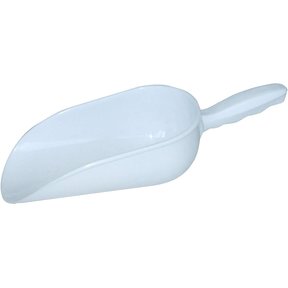 Meelschop Wit Plastiek 19cm