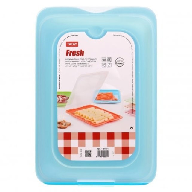 Tatay Fresh Flachbehälter für geschnittenen Käse, Fisch und Fleisch