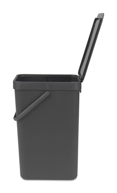 Brabantia Sort & Go Waste Bin 16L - Dark Grey