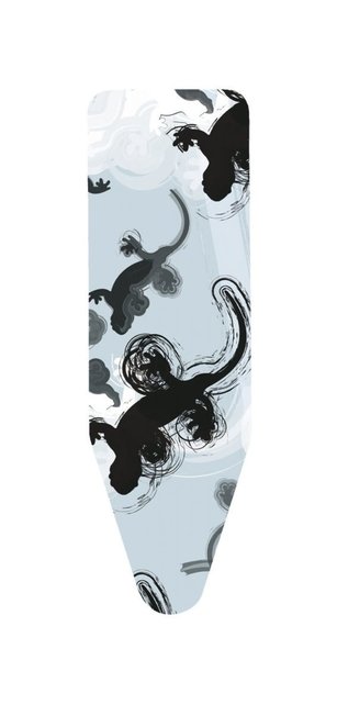 Brabantia Bügelbrettbezug Baumwolle – 124 x 38 cm – 4 mm Schaumstoff + Filz