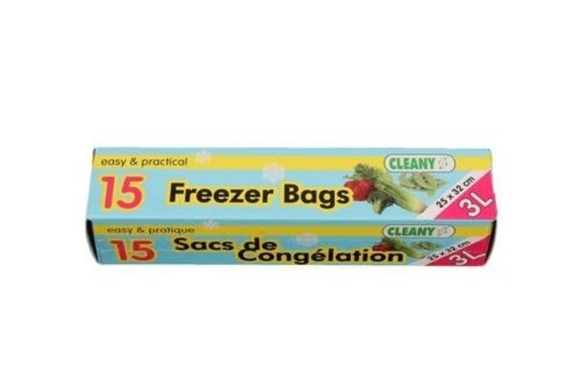 Cleany Diepvrieszakken 15 Stück