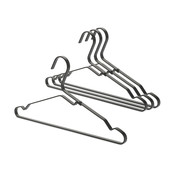 Brabantia Aluminum Clothes Hangers 4pcs