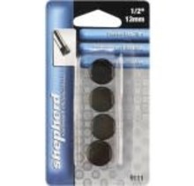 Embout de jambe-Plastique--Noir-1/2"