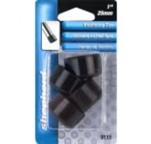 Embout de jambe-Plastique-Noir-1"