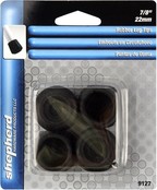 Beinspitze-Gummi Schwarz-7/8"