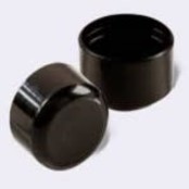 Leg Tip-Plastic--Black-1/2"