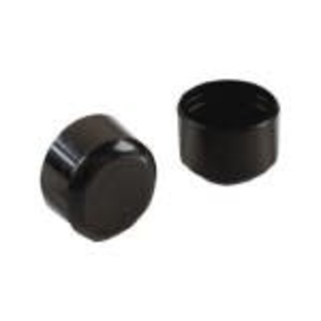 Embout de jambe-Plastique-Noir-7/8"