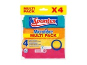 Spontex  Microvezel Doeken - 4 Microvezels - Multi-Gebruik