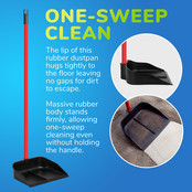 Rav-Magav Rubber Magic Dustpan + 90cm Steel