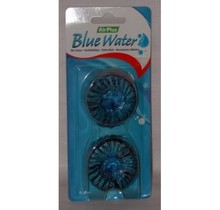 Air Plus Water - Bloc de chasse d'eau soluble - Eau bleue - 2 pièces