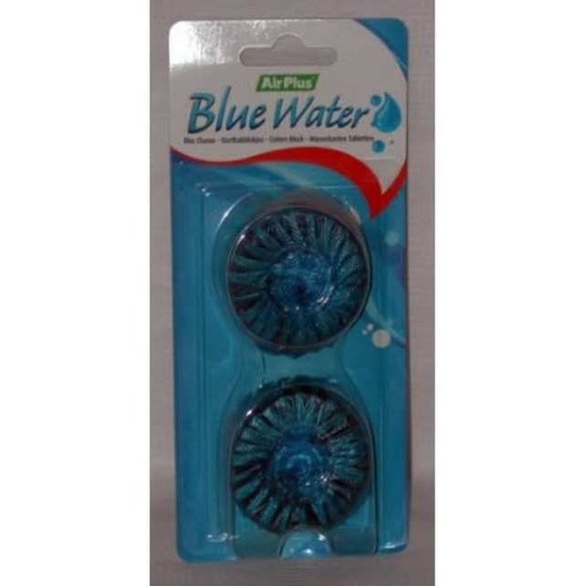 Air Plus Water - Oplosbaar Spoelbaktabletten - Blauw Water - 2 stuks