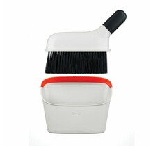 Oxo Compact Dustpan & Brush Set, Red, Cream
