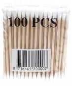 Wattenstaafjes/Oorstokjes Hout 100st