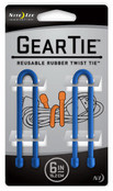 Geartie Reusable Rubber Twist Tie Small 2pcs