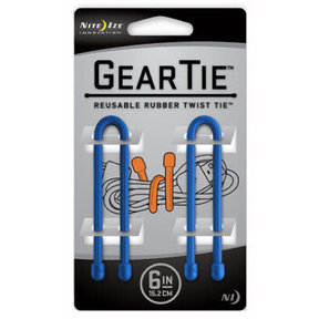 Geartie Reusable Rubber Twist Tie Small 2pcs