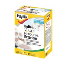 Polyfilla Outdoor Filler 1kg Powder - White