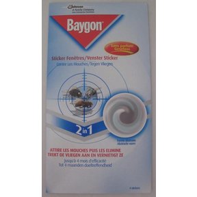 Baygon Anti-Fliegen-Fensteraufkleber 3+1 gratis