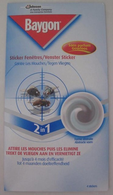 Baygon Anti Mouche Sticker 3+1 gratuit