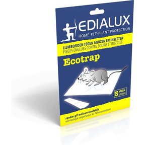 Edialux Ecotrap 3 Glueboards Mäuse- und Insektenfalle