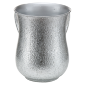 Waschbecher Blumenmuster Silber