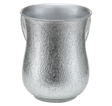 Washing Cup Floral Design Silver