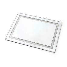 Plateau Miroir Rectangulaire 35X25cm