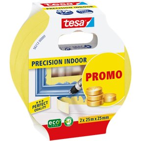 Tesa 2 x 25 m: 25 mm Krepp PROMO