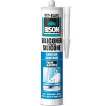 Bison Siliconenkit Koker Blanc