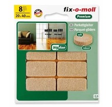 Fix-o-moll Bif Duo Parketglijders (8st) 20x40mm